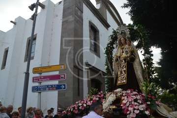 Misa y procesión de la Virgen de Telde en Los Llanos de Telde (Foto TA)